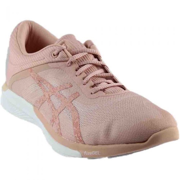 blush pink running shoes